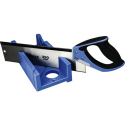 SCIE A DOS 350mm + BOITE COUPE PLAST. 300mm