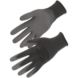 GANT NYLON GRIS ENDUIT PU GRIS T8