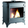 POELE BOIS SIAM 12kw INVICTA NOIR P917044
