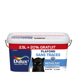 PLAFOND NET BLANC MAT MONOCOUCHE 2.5L+20%