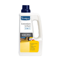 ENTRETIEN BRILLANT 2 EN 1 SOLS PLASTIQUES 1L