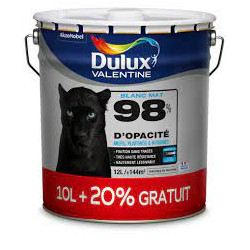 PHASE AQUEUSE 98% MAT BLANC BW 10L+20%