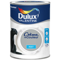 CREME DE COULEUR MAT 1L25 GRIS ALPAGA