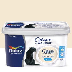 CREME DE COULEUR MAT 2L5 BLANC CASSE