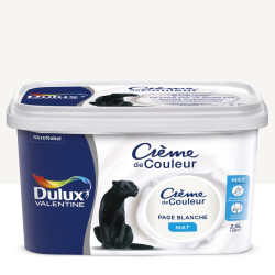 CREME DE COULEUR MAT 2L5 PAGE BLANCHE