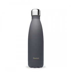 BOUTEILLE ISOTH GRANITE GRIS 500ml QWETCH