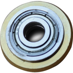 ROULETTE COUPE CARREAU ROULEMENT À BILLE 22x6x2mm