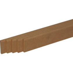 LOT 5 PLINTHES MDF 200x6.8cm EP9mm