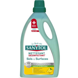 NETTOYANT DESINFECTANT SANYTOL CITRON 5L