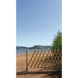 CLOTURE CROISEE 1/2 RONDE H80CM