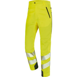 PANTALON STRETCH ETE ORANGE FLUO/GRIS T3 48/50