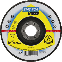 DISQUE SMT624 LAMELLE INCLINE D125 GR40 BTE 10