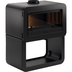 POELE A BOIS INVICTA WILSON SUR BUCHER 8KW