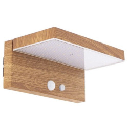 APPLIQUE SOLAIRE EFFET BOIS 400 LUMENS IP44