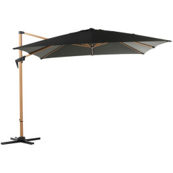 PARASOL DEPORTEE ROMA 3x3M HEAT OAK GRIS