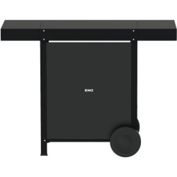 CHARIOT PLANCHA NOIR OSCAR 112x83x42cm
