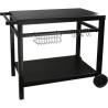 DESSERTE PLANCHA NOMAD NOIR 85x50x81cm