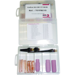 COFFRET D'ACCESSOIRES TIG SR 17/18/26 701FRC15