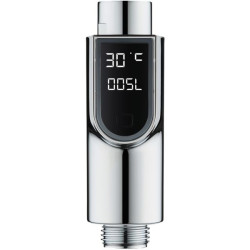 COMPTEUR EAU DOUCHE EKOGEST 15x21 NOIR