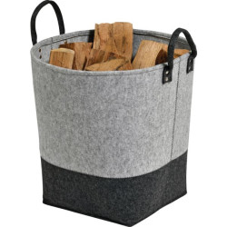 CORBEILLE FEUTRINE ALARA GRIS 50x50cm
