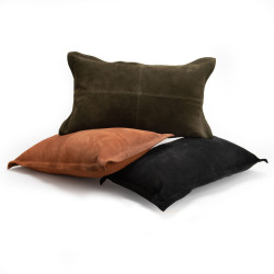 COUSSIN PEAU CUIR 30X50