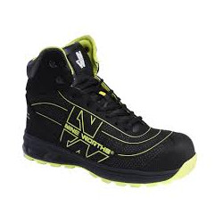 Chaussure Haute Strike Noir et Jaune Nine Worths