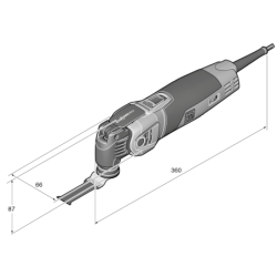 OUTIL SUPERCUT FEIN MM 700 MAX 450W