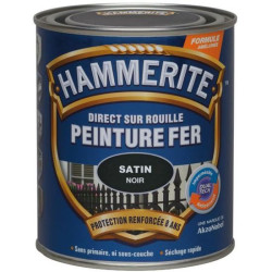 HAMMERITE SATIN NOIR 750ml
