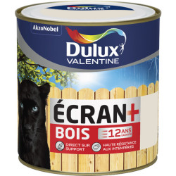ECRAN + BOIS SATIN 0L5 BLANC CREME