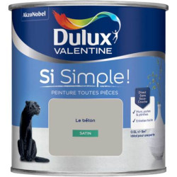 SI SIMPLE SATIN ACRYLIQUE 0.5L LE BETON