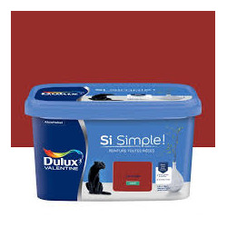 SI SIMPLE SATIN ACRYLIQUE 2.5L LE ROUGE