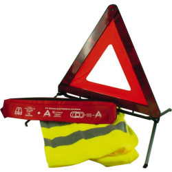 KIT TRIANGLE + GILET SECURITE HOMOLOGUE