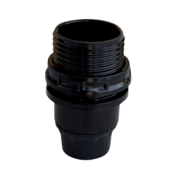 DOUILLE E14 60W NOIR BAGUE SB