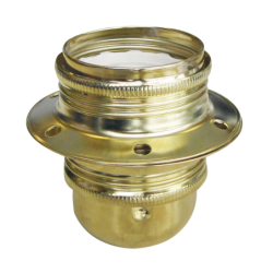 DOUILLE E27 LAIT. + BAGUE SB