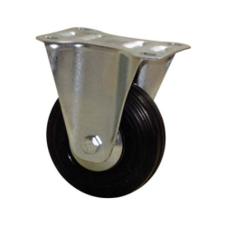 ROULETTE PLATINE D125 FIXE CAOUT.NOIR 125KG