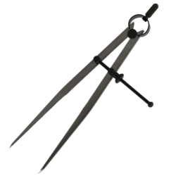 COMPAS DROIT A RESSORT 200mm POINTESTREMPEES