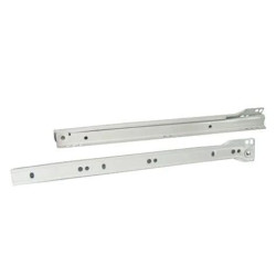 COULISSE SOUS TIROIR 450mm 18kg BLANC
