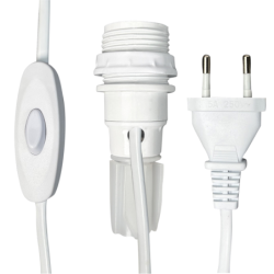 ADAPTATEUR BOUT. E14 CORDON BLANC SB