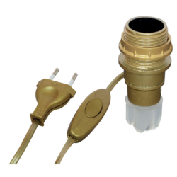 ADAPTATEUR BOUT. E14 CORDON BLANC SB
