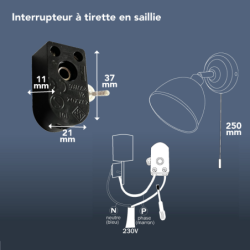 INTER. A TIRAGE 2A 250V SB