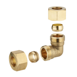 COUDE BICONE LAITON 12mm 12x17
