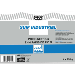 SUIF INDUSTRIEL 4x250gr