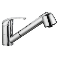 MITIGEUR EVIER ANGLET CHROME BTE