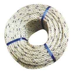CORDE P.P. 6mm BLANCHE 100M LIASSE 590KG