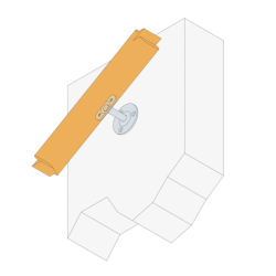 SUPPORT RAMPE COUDE REGLABE 55-70 BICHR IDS