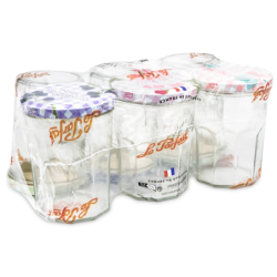 CONFITURIER 385ml 500gr + COUVERCLE PAQUET 6
