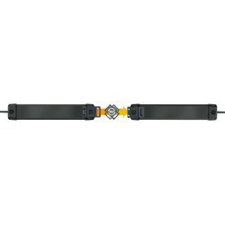 SOCLE 6x2P+T INTER 3m PREMIUM NOIR LINE