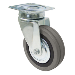 ROULETTE PLATINE D100 PIV. CAOUT.NOIR 100KG