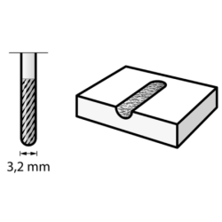 FRAISE CARBURE D3.2mm DREMEL SB