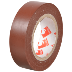 ADHESIF ISOTAPE 15mm 10m MARRON